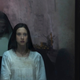 Um...is there someone behind me? Bonnie Aarons and Taissa Farmiga co-star in The Nun.